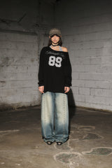 rv line denim pants (blue)