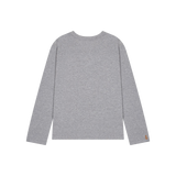 1/2リージョンモータースクラブシンボル長袖Tシャツ (グレー)