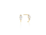 26SS★ Truly Essence 14K Stone Point Earrings