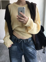 Plum Folding Wide Denim Pants (2c)