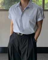Eldia Semi-Crop Short Sleeve Shirt