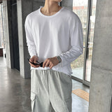 [Premium] LMN of U-neck Long-sleeved T-shirt (2 colors)
