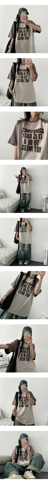 パースビンテージナグラン半袖Tシャツ