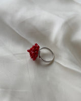 [MADE] Red Floral Bloom Ring