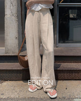 [MADE] Fora linen wide slacks