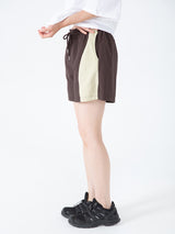 Two Tone Blend Shorts (Brown)