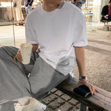 LMN First USA スフィマコットン オーバーサイズフィット スリット半袖Tシャツ (10色)