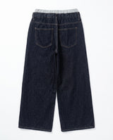  LAYERED DENIM PANTS