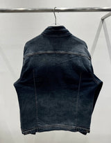LaPett Vintage China Neck Denim Jacket