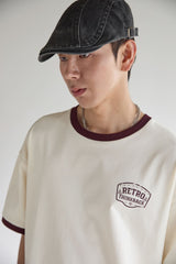 PATTERN LINE RINGER T-SHIRT