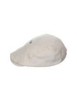 8287 Limitedition Suede Newsboy Cap (Ivory)