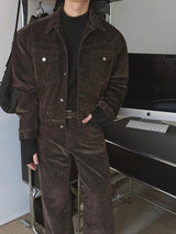Winter Velvet Denim Bootcut Pants (2color)