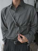 ASCLO Crossbody Belt Shirt (3color)