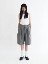 26SS PT5 Cropped Pleated Trousers