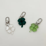 mini four leaf clover keyring