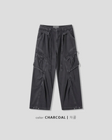 [Unisex] デザートベルトウォッシングカーゴパンツ(3color)