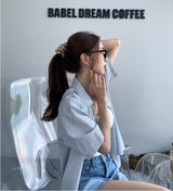 Rear Stripe Short Sleeve Shirt / 2 colors