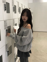Xiao Stripe Brushed Wide Banding Pants