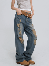 Griner Damage Wide Denim Pants
