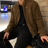 Miele YKK Suede Biker Jacket