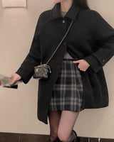 ウールハーフコート