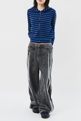 Beam Track Wide Denim (2color)