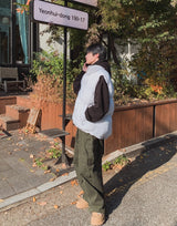 ロウジーウェーブジッパーパッドベスト