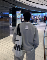 nade USA Double Middle Cotton Sweatshirt (High Quality)