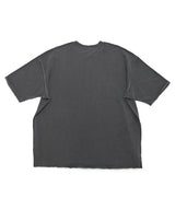 VINTAGE P. DYEING CUT-OUT 1/2 BOX TEE (Charcoal)