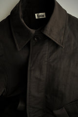 Oversized puffer coat, Dark brown