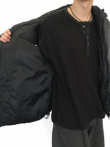 Tailed Padded Hooded Vest 3C