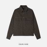 マーククロッピードチェッカードシャツ (3color)