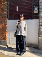 26SS★ [BAONHAUS]ティアフリルカーディガン