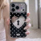 [MADE] heart lock case (black)