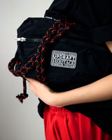 [UPDRAFT]LOGO PATCH NYLON BAG BLACK