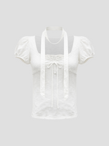 Vela Frill Strap T-shirt