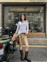 ピークローコットンショーツ