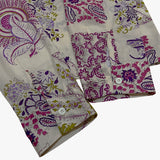 ethnic paisley open collar shirt_purple