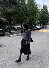 COLLARLESS CURVE JACKET