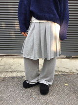 ティーンピーチプリーツスカートパンツ (2 Colors)