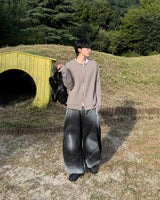 アングルニットジップアップ ウィズハンドウォーマー