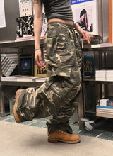 [Unisex] ミリタリーカーゴワイドパンツ(3color)