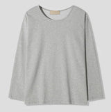 [1+1] Nuke Basic U-Neck Long Sleeve T-Shirt