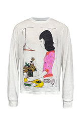 Vintage Print Long Sleeve