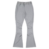 [Set] Unbalance Skirt Layered Pintuck Pants (Gray) F25QD894