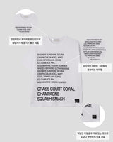 コーラルレタリングショートスリーブTシャツ