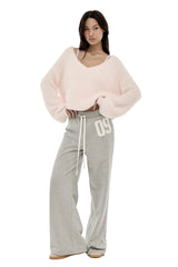 09 Numbering straight pants