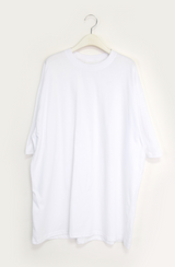 (UNISEX)アイボリーボクシーTシャツ