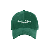 Corduroy Ball Cap_Green