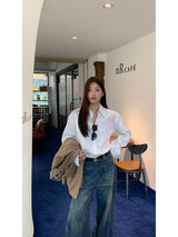 a modern white clean shirt